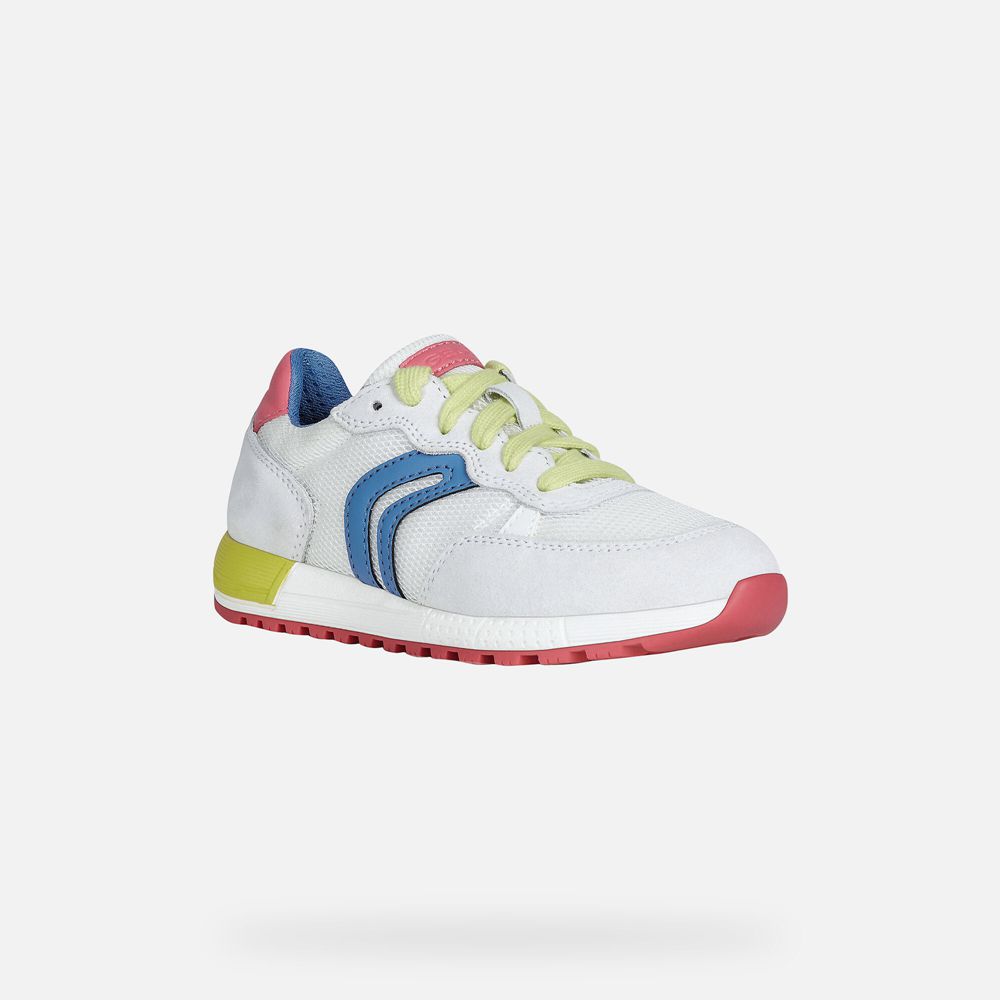 Geox Kiz Çocuk Spor Ayakkabı Beyaz - Alben - YCM-142685